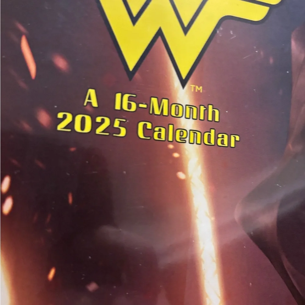 Wonder Woman DC 2025 Calendar. Factory sealed New